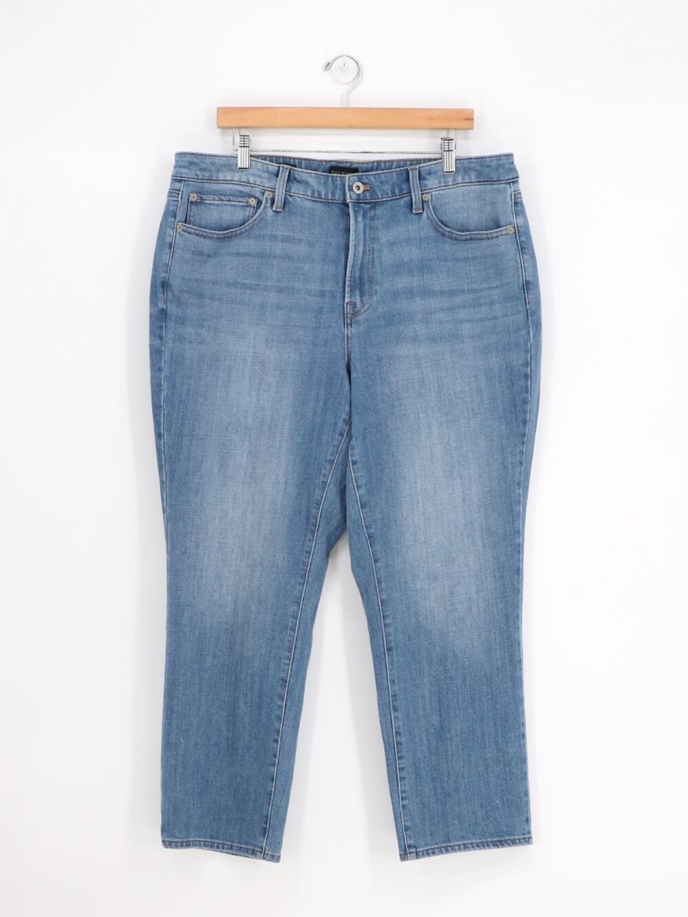 TALBOTS Modern Ankle Jeans High Waist Curvy Fit Size 16W